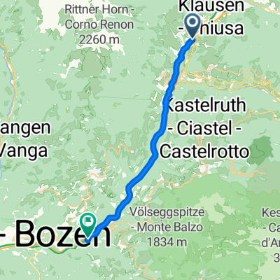 Brennerstraße 10–12, Villanders nach Blumauer Straße 83, Völs am Schlern