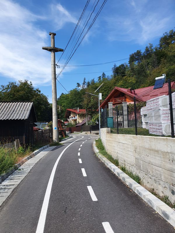 Traseu marcat cicloturistic Brezoi