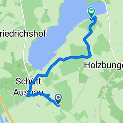Unnamed Road, Holzbunge nach Uferweg 16, Ahlefeld-Bistensee