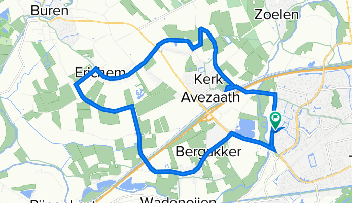 Nicolaas Beetsstraat 59, Tiel naar Nicolaas Beetsstraat 59, Tiel