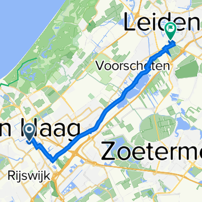 Jan Blankenstraat 113, Den Haag naar Alfastraat 17C, Leiden