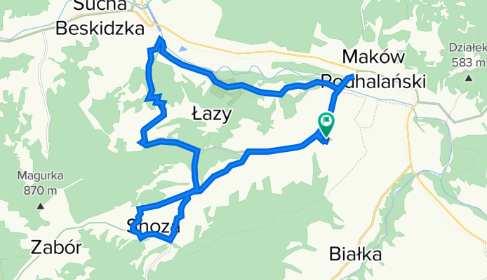 Grzechynia 671, Maków Podhalański do Grzechynia 671, Maków Podhalański
