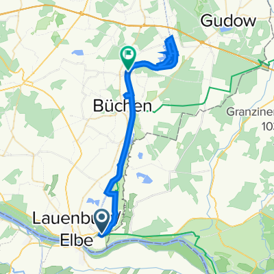 Bei der Palmschleuse 6, Lauenburg/Elbe nach Kanalstraße 12, Siebeneichen