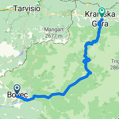 Bovec to Kranjska Gora