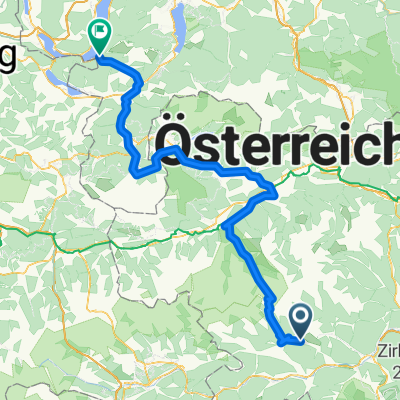 St.Peter/Kammersbach - Attersee (Graz - Attersee Tag 2)