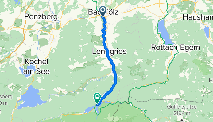 Arzbacher Straße 37, Bad Tölz nach B307, Lenggries