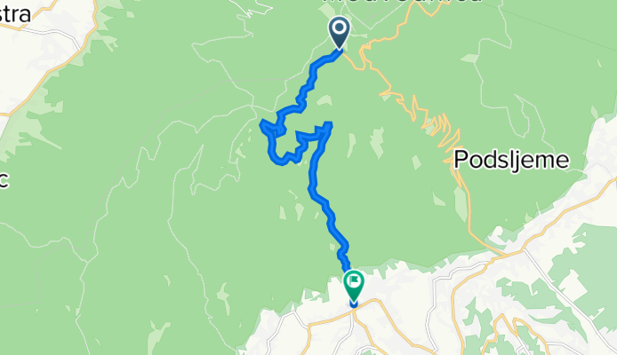 Tomislavov dom, Zagreb to Šestinski trg 9, Zagreb