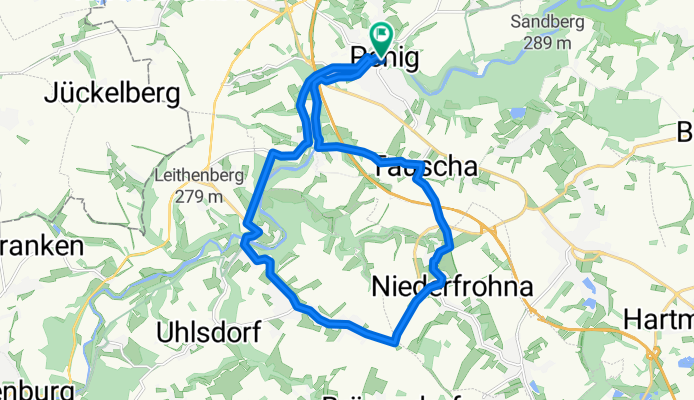 Kleine Straßenrunde mit Autobahnbaustelle