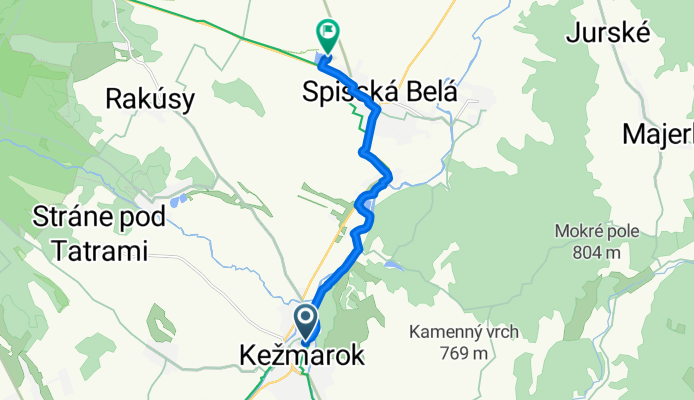 KK - Spišská Belá - Beliansky rybník