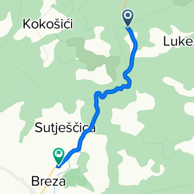 R444 to Šehidska 20, Breza