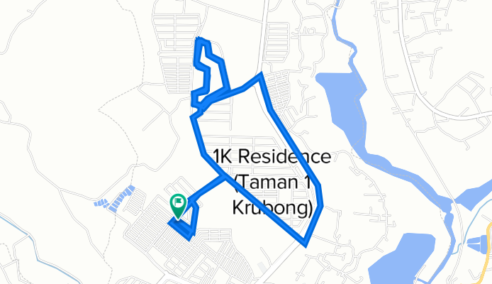 Jalan KJ 21 44, Krubong to Jalan KJ 21 44, Krubong