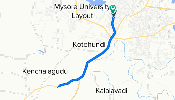 D/18, Mysuru to B-2/20, Mysuru