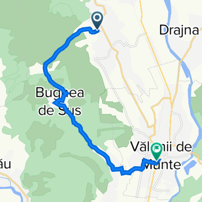 DJ219 225, Ștubeiu to Bulevardul Nicolae Iorga 63, Vălenii de Munte