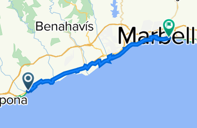 Route in der Bikemap App öffnen