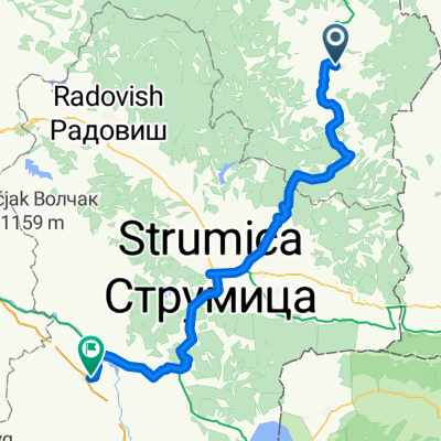 Берово - Струмица - Валандово - Миравци