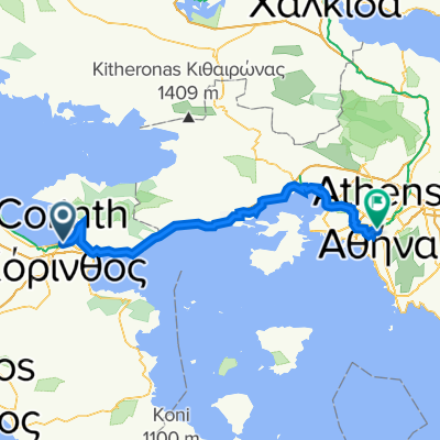 Коринф-Афины