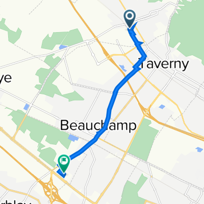 De Chemin de la Station 8, Bessancourt à Mail des Copistes 12, Herblay