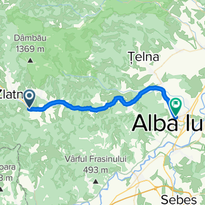 DN74 15, Pătrângeni to Bulevardul Revoluției 1989 83, Alba Iulia