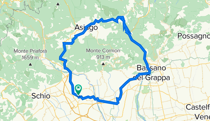 Da Via Monte Grappa 12B, Thiene a Via Monte Grappa 2, Thiene