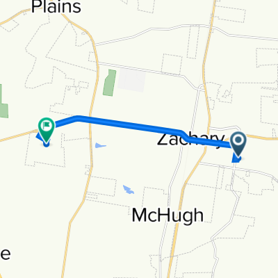 4000 McHugh Rd, Zachary to 4200–4298 Liberty Way, Zachary