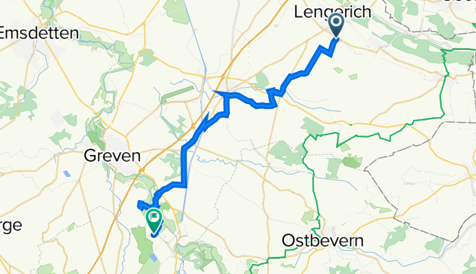 Birkenweg 18, Lengerich nach Gittrup 2, Münster