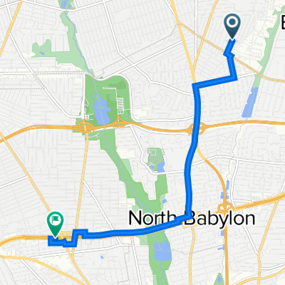 80 Lincoln Ave, Deer Park to 524–560 Sunrise Highway Service Rd, West Babylon