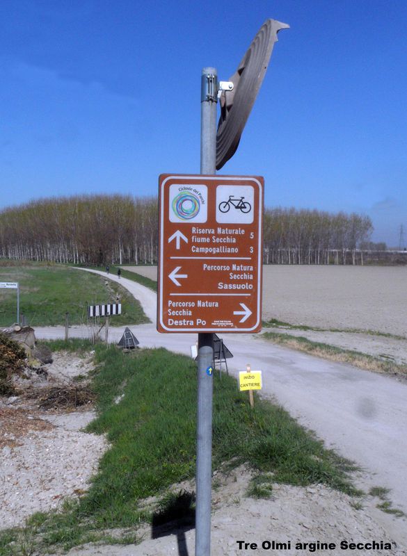 d) Anello Ciclovia del Parco del Secchia- Campogalliano