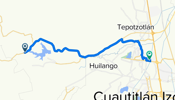 Puente Grande-Ent. Km. 27, Tepotzotlán to Cerrada Almendro 54, Cuautitlán Izcalli