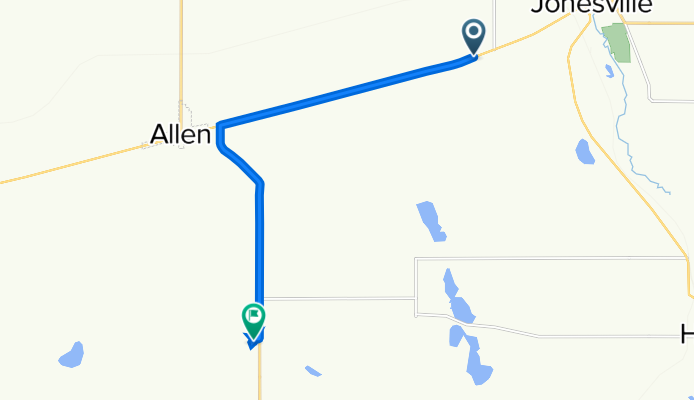 Route to Arkansaw Road 7091, Allen