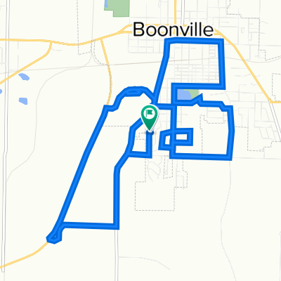 10.3 miles - Neighborhood Ride in Boonville