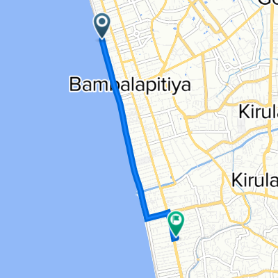 Marine Drive, Colombo to Galle Road, Colombo