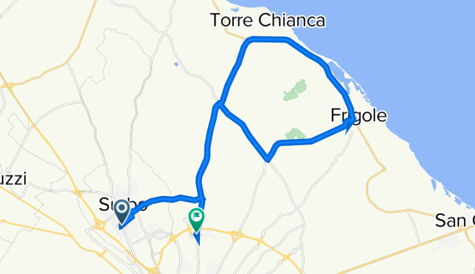 Da Via Lecce 155, Surbo a Via Tomasi di Lampedusa 2, Masseria Seminario