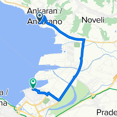 Jadranska cesta, Koper naar Vergerjev trg, Koper