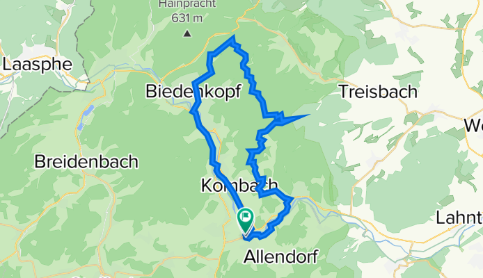 Ochsenberg, Langrafenbuche, Hasenhardt, Staffelhäuschen, Goldkiste, Hasenlaufhütte