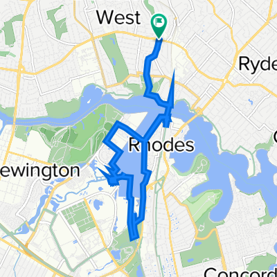 Victoria Road 1019, West Ryde to Victoria Road 1002-1006, West Ryde