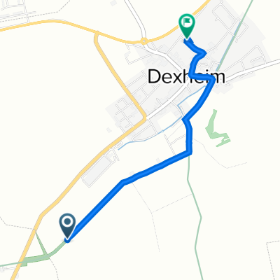 Route to Am Weihergarten 21, Dexheim