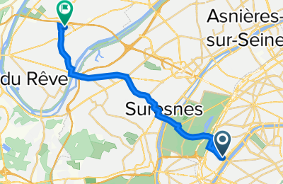 Route in der Bikemap App öffnen
