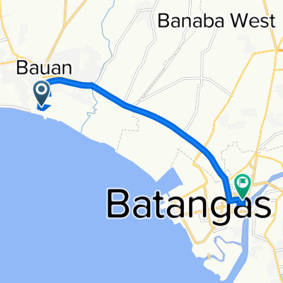 Q2M4+5J9, Bauan to P.Prieto 38, Batangas