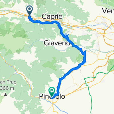Da Via Augusto Abegg 1B, Borgone Susa a Piazza Camillo Cavour 25, Pinerolo