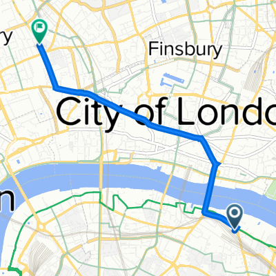 88A Tooley St, London to 57 Gray's Inn Road, London