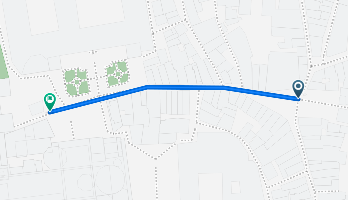 Praza de Cervantes 5, Santiago de Compostela to Praza da Inmaculada 1, Santiago de Compostela