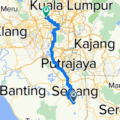 Sepang to Zenith Corporate Park, Petaling Jaya