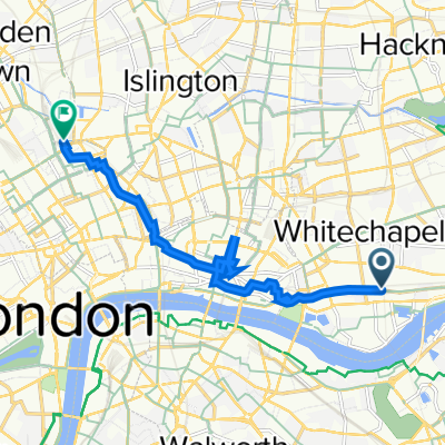 247–255 Cable St, London to st pancras