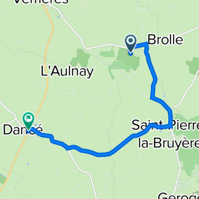 De Les Grandes Haies 56, Saint-Pierre-la-Bruyère à Rue Loup du Bois 4, Perche-en-Nocé