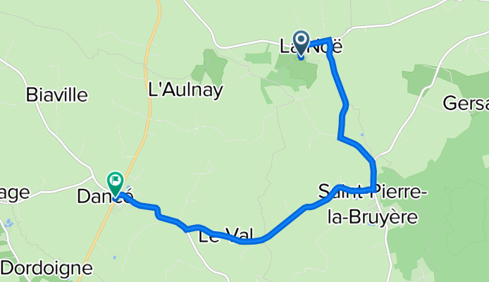 De Les Grandes Haies 56, Saint-Pierre-la-Bruyère à Rue Loup du Bois 4, Perche-en-Nocé