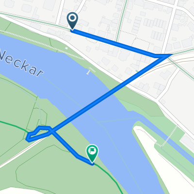 Route von Deutschordenstraße 17, Bad Friedrichshall