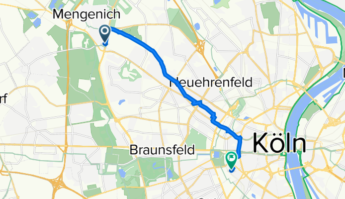 Schaffrathsgasse 50, Köln nach Lochnerstraße 20, Köln