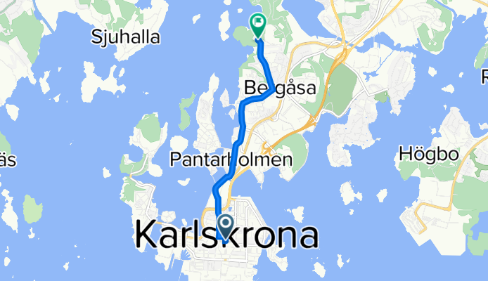 De Norra Kungsgatan 1, Karlskrona à Ringvägen 3, Karlskrona