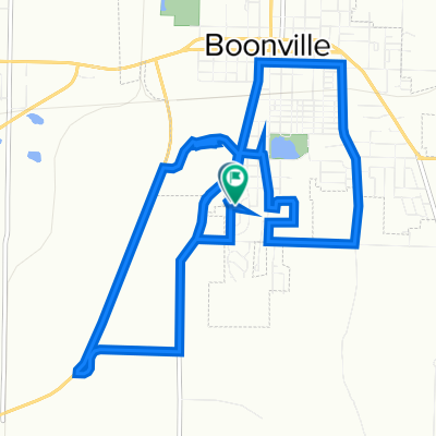 9.4 miles - Boonville ride around neighborhood