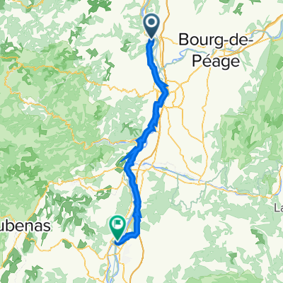 Tag 14.  6 Rue Rémy Roure, Tournon-sur-Rhône nach 7 Grande Rue, Ancône